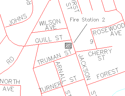 Map to Fire Station#2